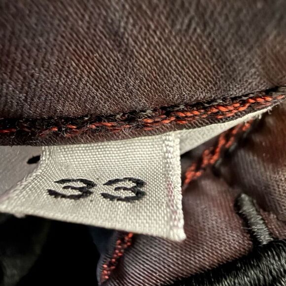 Robin's Red Label men’s Size 33 moto Black Distressed Skinny Ankle Pants Jeans - Picture 3 of 11